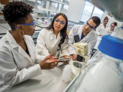 Students in laboratory