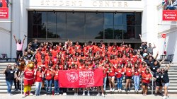 group photo of HSCI participants on Montclair campus