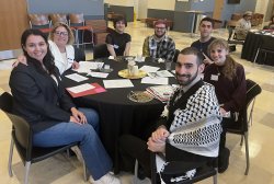 Photo of students at Writing Studies Awards Ceremony