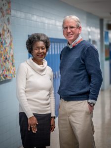 Photo of Larkin and Adams.